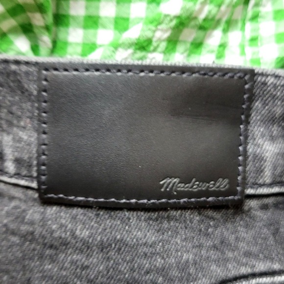 Madewell The Perfect Vintage Jeans Size 26 High Rise Straight Washed Black - Picture 10 of 10